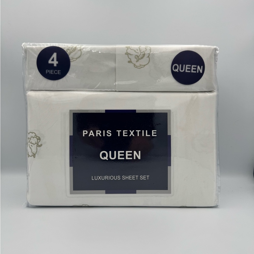 Paris Textile Queen Sheet Set